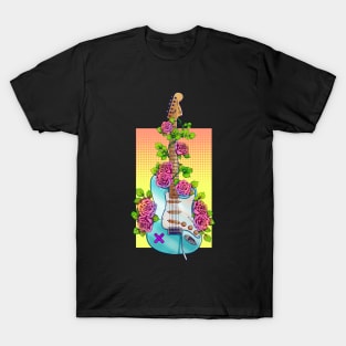 The Guitar and roses T-Shirt